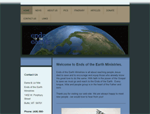 Tablet Screenshot of endsoftheearthinc.com